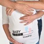 Bébé loading, photo de studio, grossesse, en attendant bébé