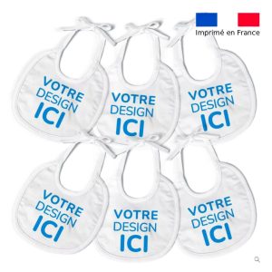 Bavoirs personnalisés ( par lot de 2)